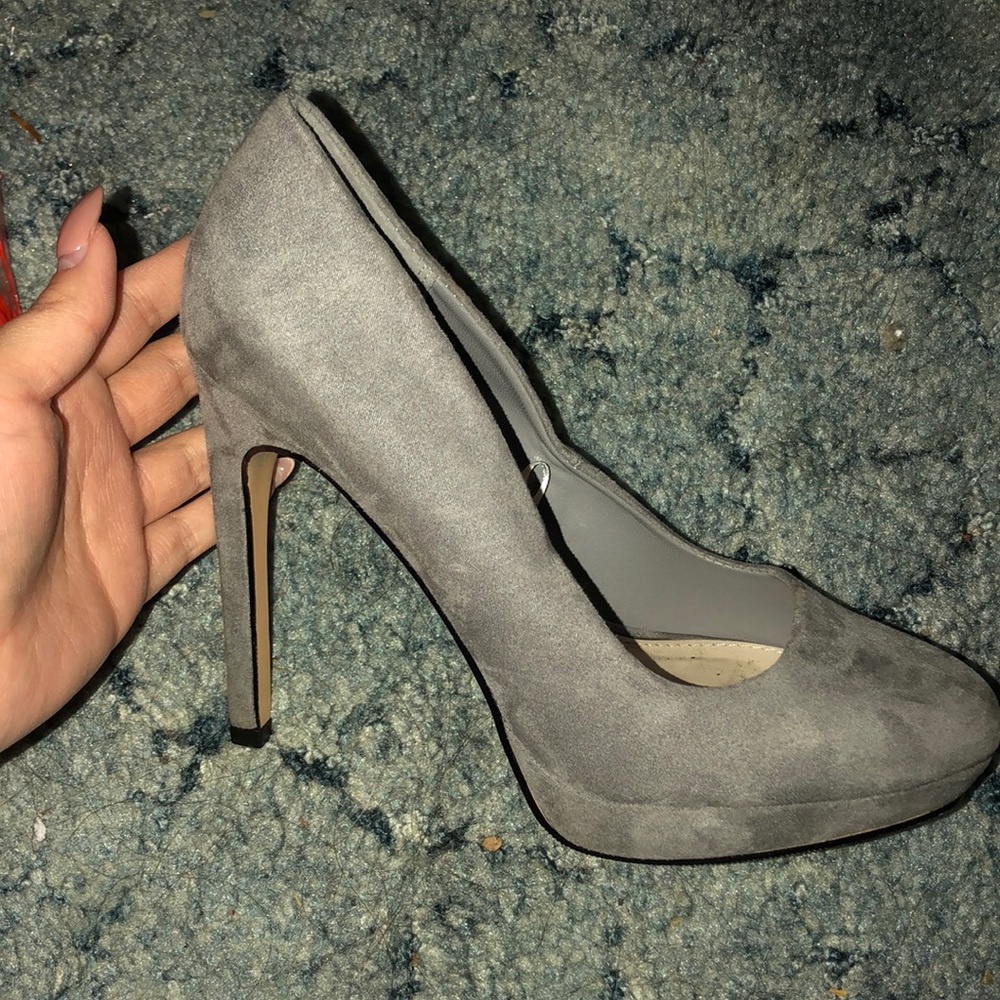 Grey heels